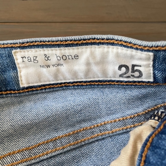 High rise ankle Skinny jeans Rag n Bone Cut off bottom - Picture 5 of 7
